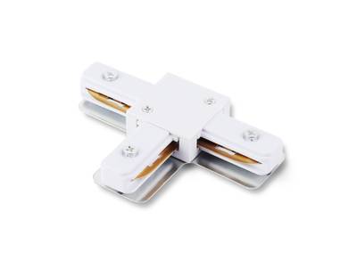 Коннектор Т-образный для однофазного шинопровода Standard 220V GL7167 WH белый 105*70*20