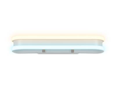 Настенный светодиодный светильник FL161 WH белый LED 3000K/6400K 26W 400*60*130