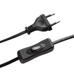 8043/1T MODERNI LN25 черный/серый/бежевый, металл/текстиль/ротанг Настольная лампа Е27 1*60W 220V LAUNA