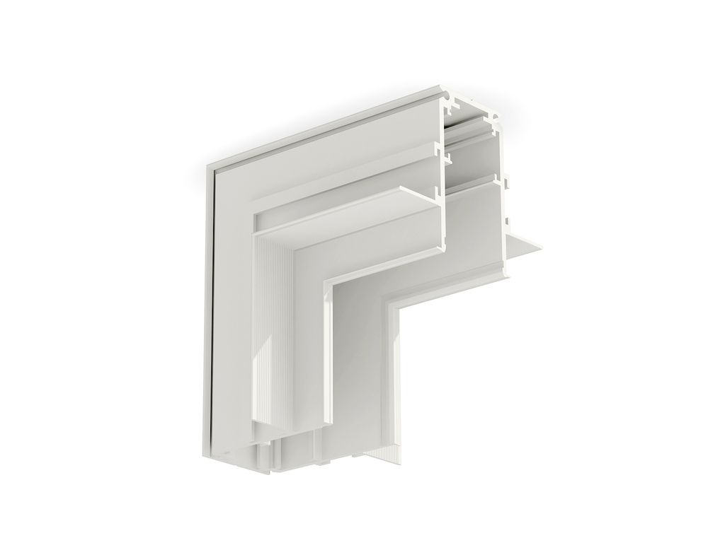 Коннектор угловой внутренний для встраиваемого шинопровода Magnetic GL3362 WH белый 85*85*H60