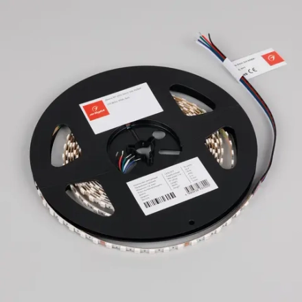 Лента RT-H96-5mm 24V RGBW-Warm-4-in-1 (10 W/m, IP20, 5m) (Arlight, узкая)