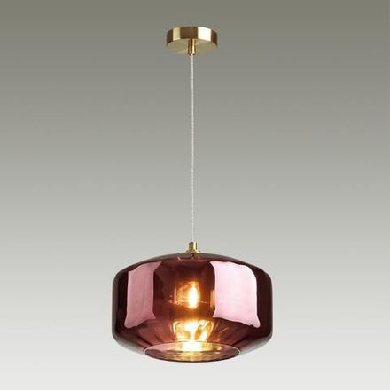 4782/1 PENDANT ODL21 487 бордовый/бронзовый Подвес E27 60W BINGA