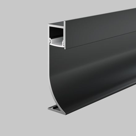 Алюминиевый профиль плинтус с подсветкой 53x14, ALM-5314-B-2M. TM Maytoni