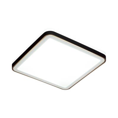 7621/DL PALE SN 108 Светильник пластик/черн./медный LED 48Вт 3000-6300K 440х440 IP43 пульт ДУ EFFA