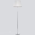 Citilux Линц CL402970 Торшер хром с белым абажуром