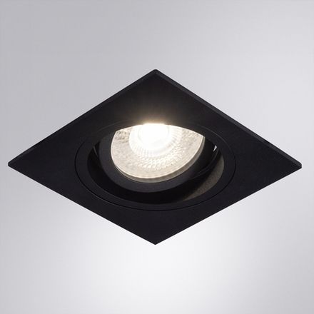 Точечный встраиваемый светильник Arte Lamp TARF A2178PL-1BK, 1хGU10