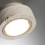 6625/1C HIGHTECH ODL25 231 Потолочный св-к металл/камень/бежевый IP20 GX53 220V TRAVERTINO