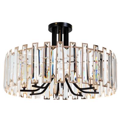Потолочная люстра Arte Lamp AMBER A1028PL-8BK, 8хE14