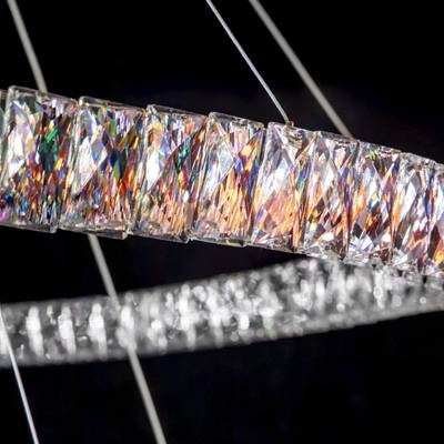 Eletto Olimpia EL330P140 LED Люстра хрустальная с пультом Хром