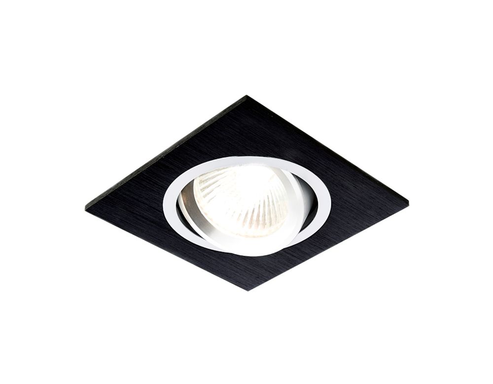 Встраиваемый потолочный точечный светильник A601 BK сатин/черный MR16