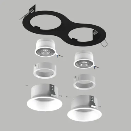 D6270606WMOD Светильник DOMINO ROUND  под LED модуль/лампу МR16 (214627+214606+214606+214006+214006)