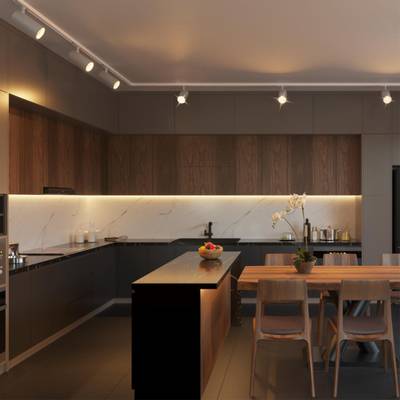 359159 PORT NT23 238 белый Светильник трековый однофазный трехжильный IP20 LED 24W 220V 3000К 2300Лм SELENE