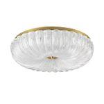 7719/60L PIKO LED SN 567 Светильник металл/стекло/прозрачный/золотой LED 60Вт 3000-6500K D500 IP20 пульт ДУ TESORO