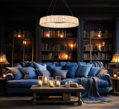 Люстра подвесная Ravissement Gold FL1057-8P, LED