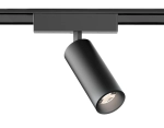 Светильник светодиодный трековый для шинопровода Magnetic Ultra Slim GV1511 BK черный IP20 9W 4200K 48V 24° D44*160
