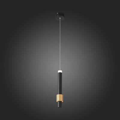 SL1591.403.01 Светильник подвесной ST-Luce Черный, Анодированный золотой/Черный LED 1*6W 3000K