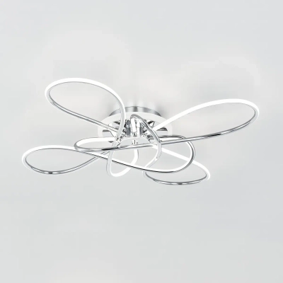 Citilux Джемини CL229B141E LED RGB Люстра с пультом Хром