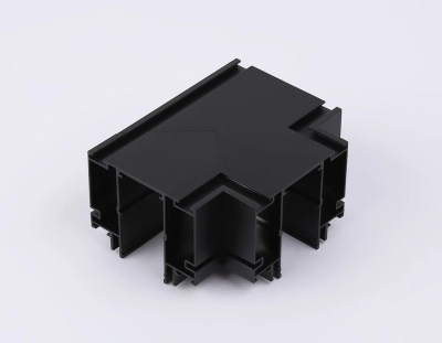 Коннектор Т-образный для корпуса в натяжной потолок Magnetic 220V 140*100*61 GL1044 BK черный