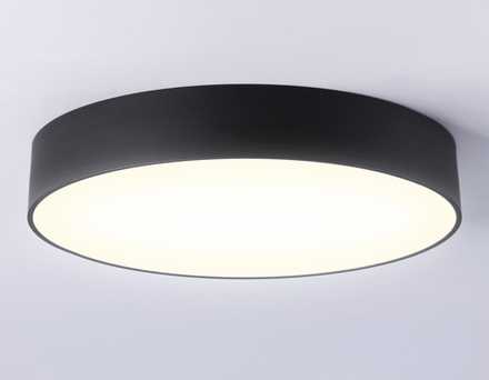 Светильник светодиодный потолочный FV5529 BK черный LED 45W 3000K D400*58 (Без ПДУ)