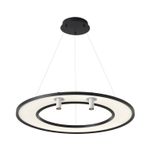Светильник подвесной Crystal Lux CONTOUR SP50W LED BLACK 3800/250