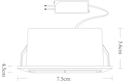 Точечный встраиваемый светильник Arte Lamp GRILL A3153PL-2BK, LED