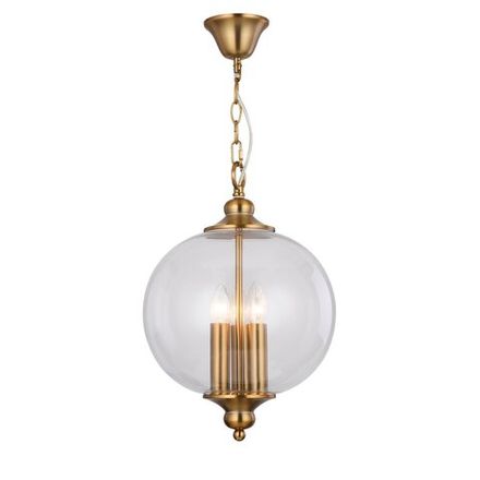 SL362.203.03 Светильник подвесной ST-Luce Золотистый/Прозрачный E14 3*60W