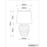 Декоративная настольная лампа Arte Lamp KORFU A4003LT-1GO, 1хE27