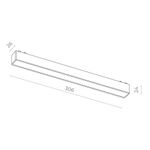 ST674.546.15 Магнитный трековый светильник Белый LED 1*15W 4000K 1 300Lm Ra&gt;90 &gt;90 IP20 L315xW26xH27 48V