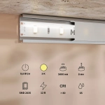 Светодиодная лента Базовая 12В 2835 9,6Вт/м 3000K 5м IP65 201174. TM Maytoni