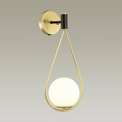 4810/1W PENDANT ODL21 493 золтой/черный/белый Бра с выкл. E14 1*40W FLARI
