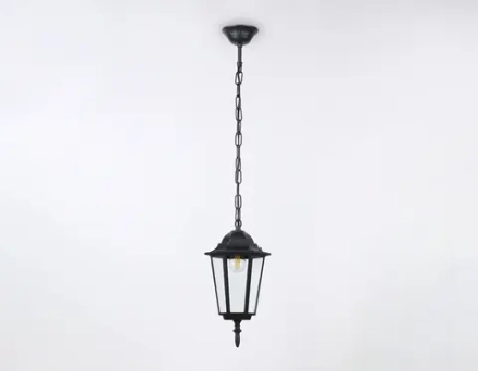 Светильник уличный подвесной ST2029 BK/CL черный/прозрачный IP54 E27 max 40W D150*780
