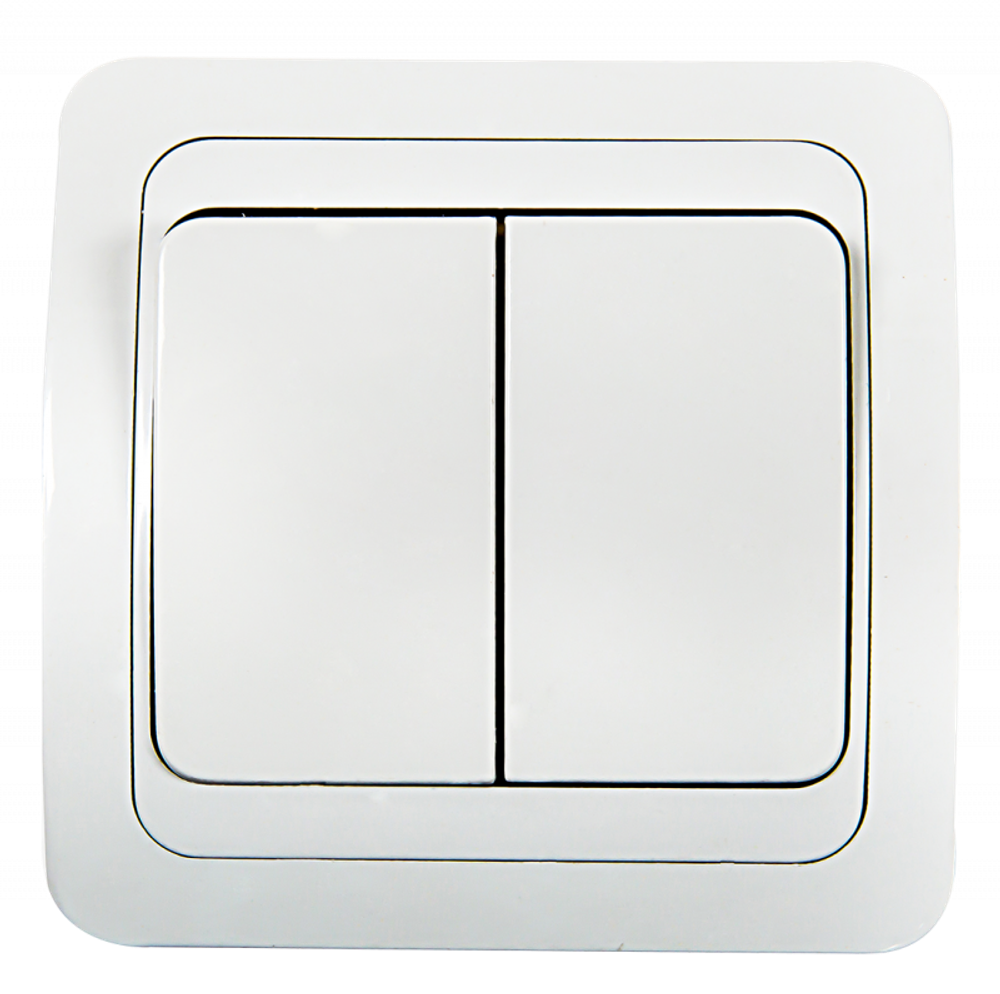 Выключатель 2-кл. СП Classico 2023 10А IP20 бел. ASD / IN HOME 4680005959860 Выключатель 2-кл. СП Classico 2023 10А IP20 бел. ASD / IN HOME 4680005959860