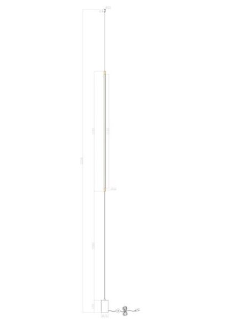 Торшер Arte Lamp MACLEAN A2918PN-1BK, 1хLED