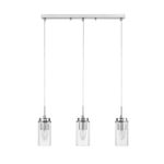 8102/3A COMFI LN25 хром/прозрачный металл/металл Подвес Е14 3*40W 220V ISHA