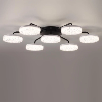 8236/7CL LEDIO LN25 000 черный, металл/акрил Люстра потолочная с ПДУ LED 90W 3000-6000К 220V DIDANA