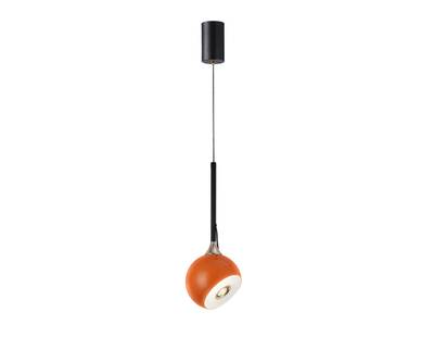 07529-1A,09 Подвес Тимо оранжевый d12 h165 Led 8W (4000K) с лифтом
