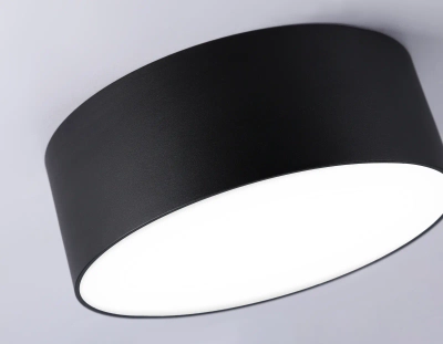 Светильник светодиодный потолочный FV5514 BK черный LED 15W 4200K D120*58 (Без ПДУ)
