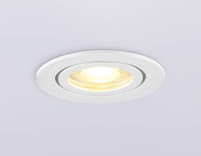 Светильник встраиваемый IP44 с высокой степенью пылевлагозащиты TN1150 WH белый IP44 GU5.3 D85*28
