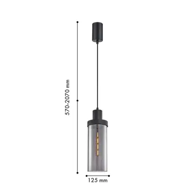Подвес Hatt 4364-1P, 1*E27*40W. ТМ F-Promo