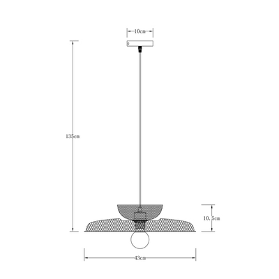 Подвесной светильник Arte Lamp CASTELLO A7066SP-1BK, 1хE27
