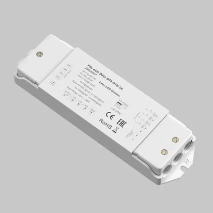 Диммер DALI DT6-DT8 четырёхканальный 12-48В Цветной (RGB)+W 576Вт, 721003. TM Maytoni