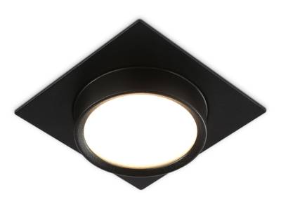 Светильник встраиваемый TN6739 BK черный IP44 GX53 110*110*57