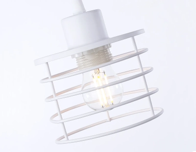 Подвесной светильник в стиле лофт TR8078/3 WH белый E27*3 max 40W D372*1170