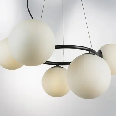 815057 Люстра GLOBO 5х40W G9 МАТОВЫЙ ЧЕРНЫЙ Lightstar