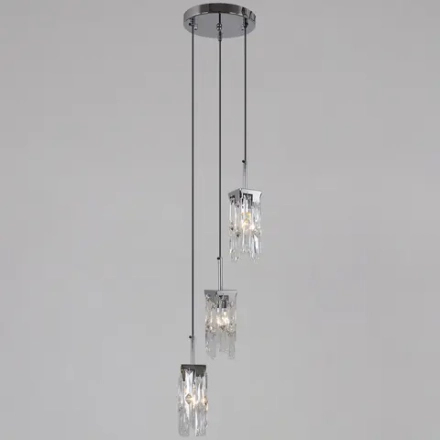 IL3600-3PSQ-26 CR DS светильник потолочный ILLUMICO, E14х3
