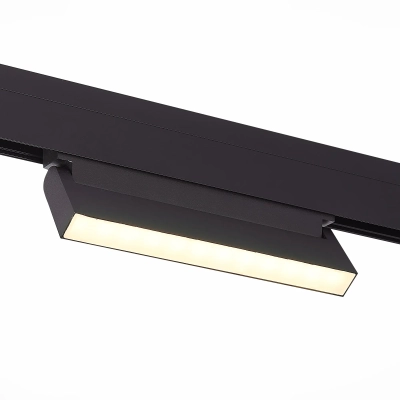 ST363.436.12 Магнитный трековый светильник Черный LED 1*12W 3000K 720Lm Ra>80 120 IP20 L219xW22xH108 48V