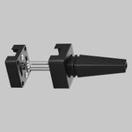 Настенный фиксатор для подвесного монтажа шинопровода Elasity, TRA160BC-B. TM Maytoni