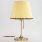 Citilux Линц CL402733 Настольная лампа бронза с кремовым абажуром