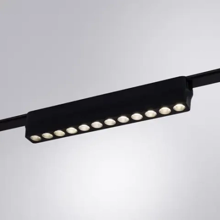 Магнитный трековый светильник Arte Lamp RAPID A6154PL-1BK, 1хLED