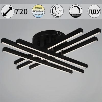 67090-0.3-06 BK светильник потолочный